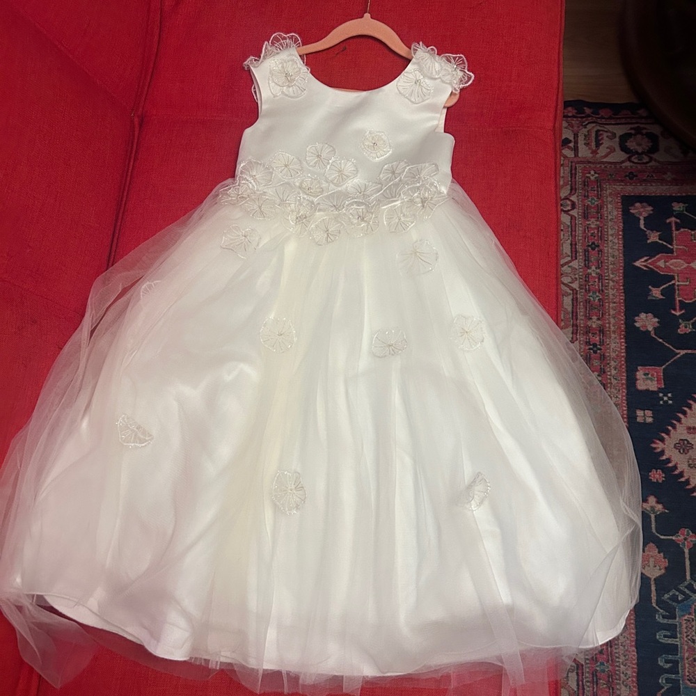 BHL Cream Flower Girl Dress